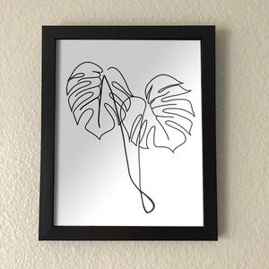 Monstera Plant Wall Art